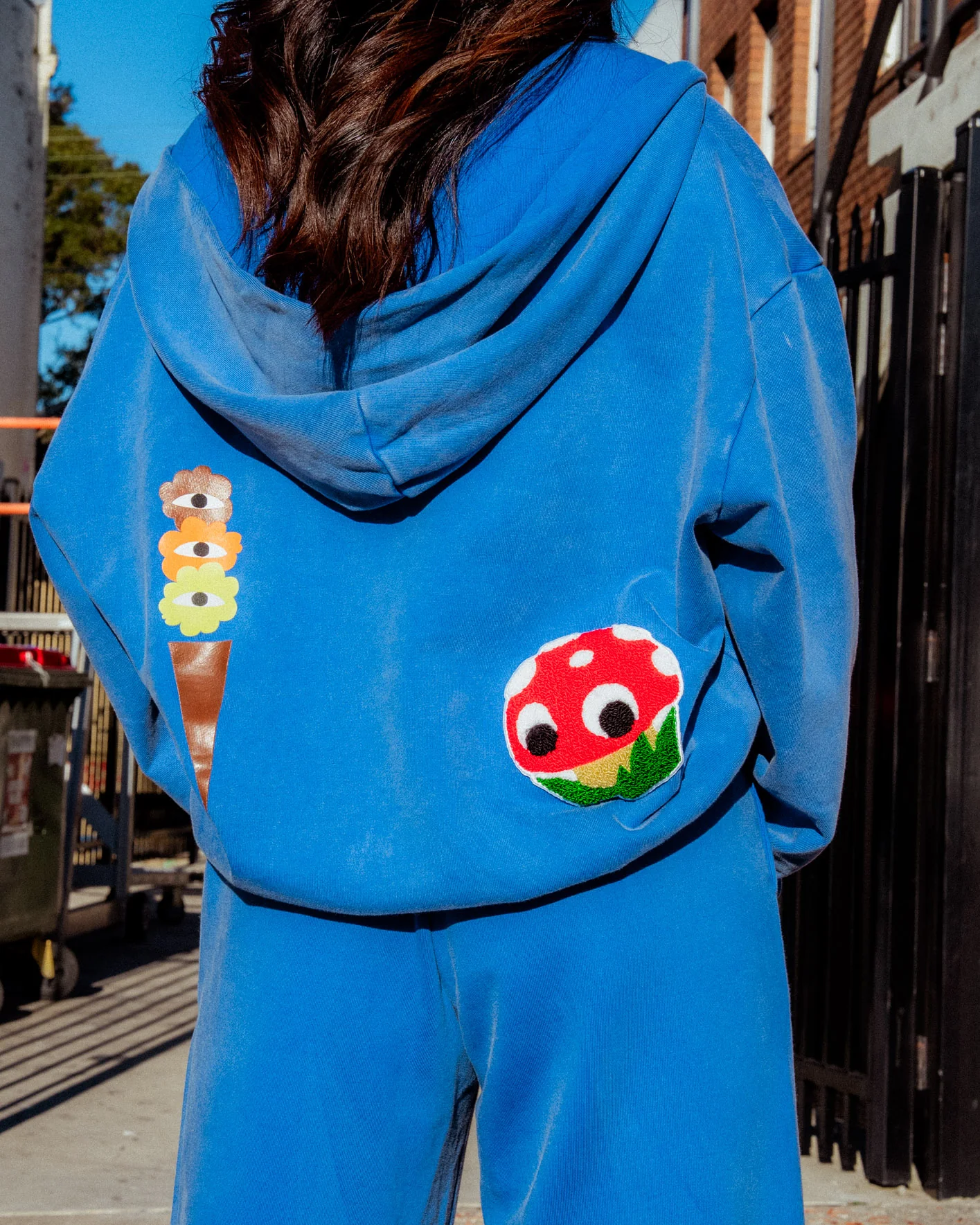 Eye-Scream Blue Zip Jacket - Image 3