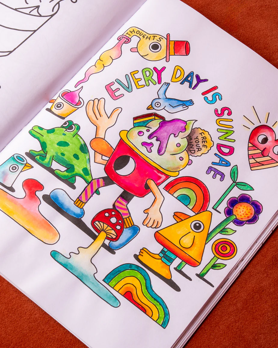 Jeremyville x Messina Colouring Book - Image 3