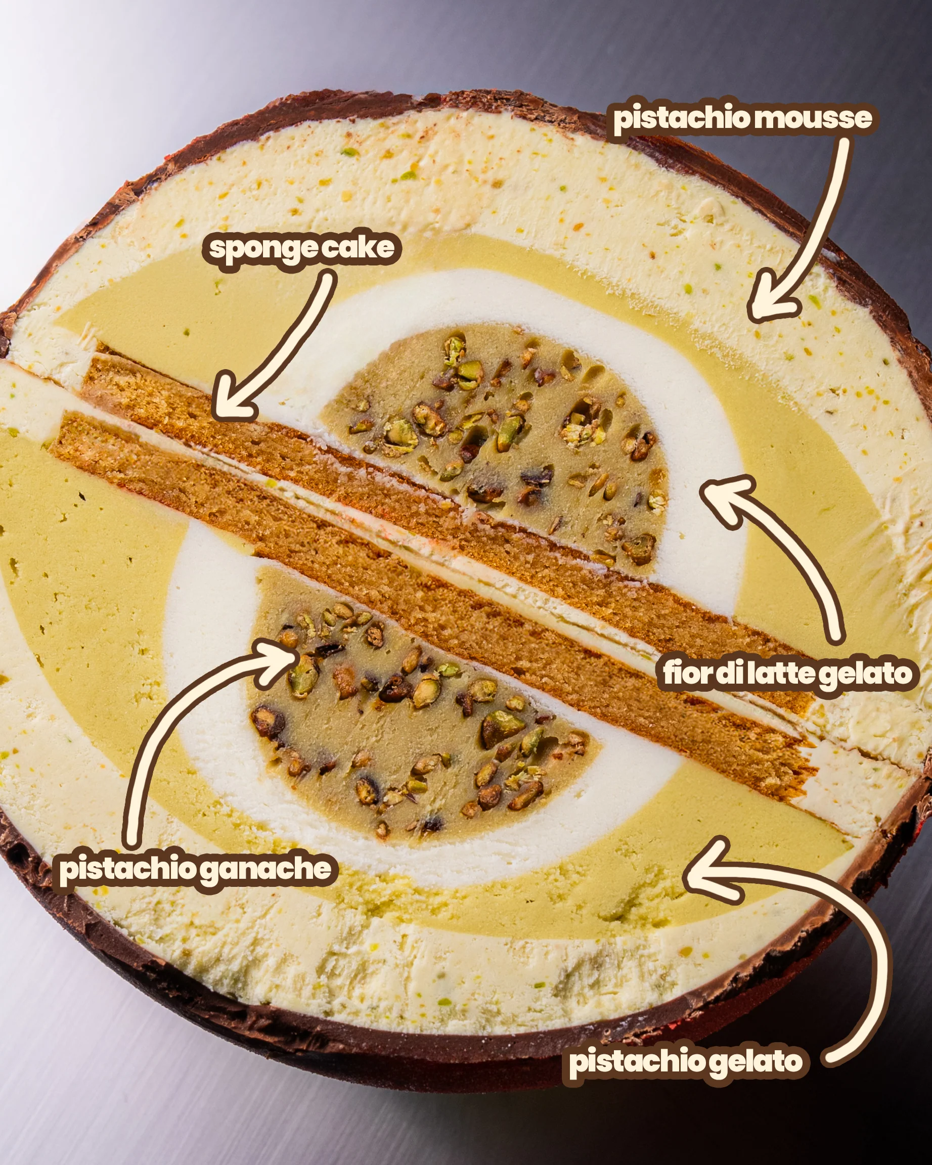Pistachio Christmas Bauble - Image 2